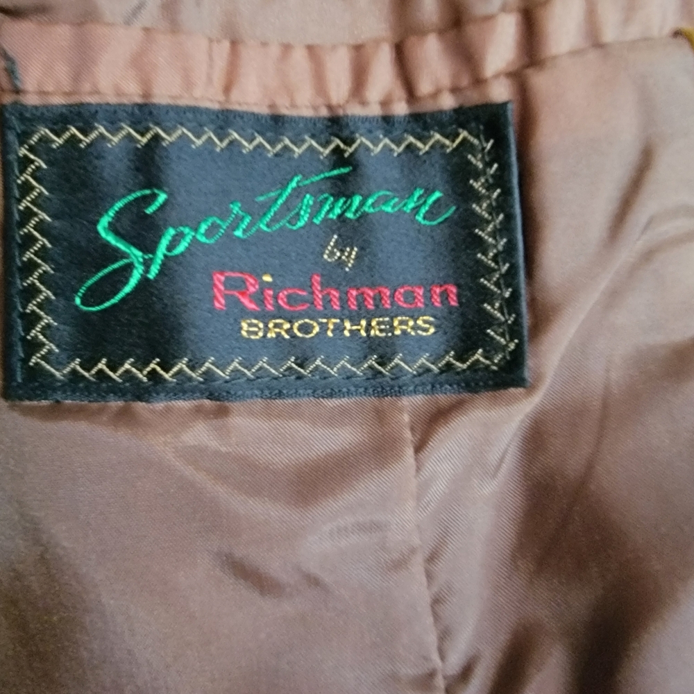Men's Vintage Classic Brown Corduroy Blazer Sportscoat - Picture 4 of 13